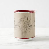 Textural Treasures of Winter on a Mug - B マグカップ (中央)
