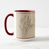 Textural Treasures of Winter on a Mug - B マグカップ (左)