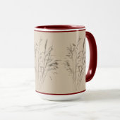 Textural Treasures of Winter on a Mug - B マグカップ (正面右)