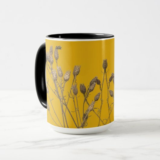 Textural Treasures of Winter on a Mug - C マグカップ (正面左)