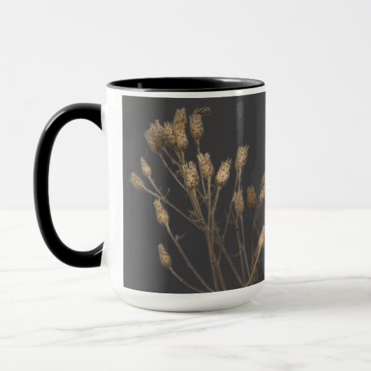 Textural Treasures of Winter on a Mug - C マグカップ (左)