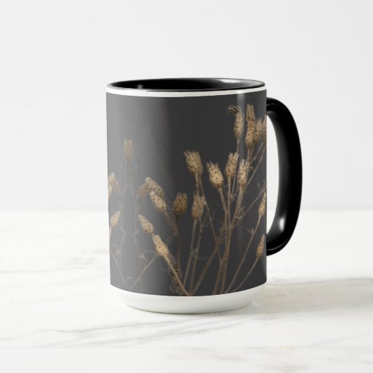 Textural Treasures of Winter on a Mug - C マグカップ (正面右)