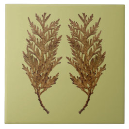 Textural Treasures of Winter on Ceramic Tile - D3 タイル