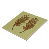 Textural Treasures of Winter on Ceramic Tile - D3 タイル (側面)