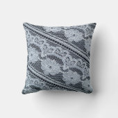 Texture, background, pattern. white lace fabric. T クッション (裏面)