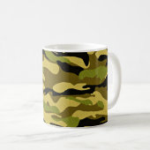 Texture camouflage soldier surface コーヒーマグカップ (正面右)