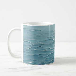 🌊 Texture d'eau apaisante pour un design moderne コーヒーマグカップ