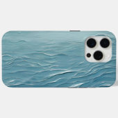 🌊 Texture d'eau apaisante pour un design moderne  Case-Mate iPhoneケース (裏面 (横))