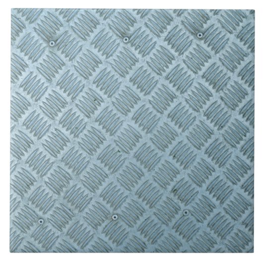 Texture metal hard floor industrial pattern steel タイル (正面)