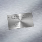 Texture Métallique Radial Moderne マグネット名刺 (インサイチュ)