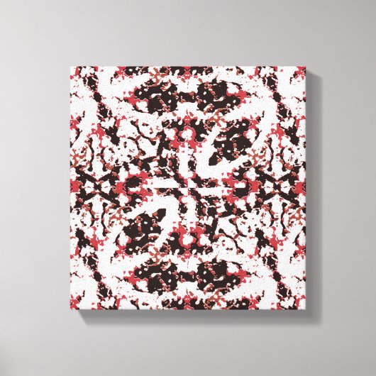 Texture Mosaic Abstract Design キャンバスプリント (正面)