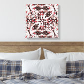 Texture Mosaic Abstract Design キャンバスプリント (インサイチュ (寝室))