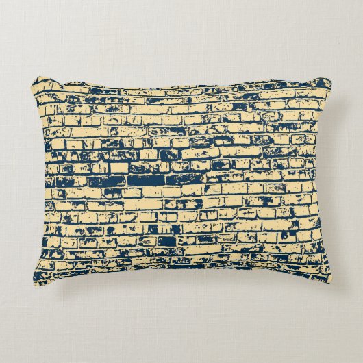 Texture of a brick wall. Elegant wallpaper design. アクセントクッション (正面)