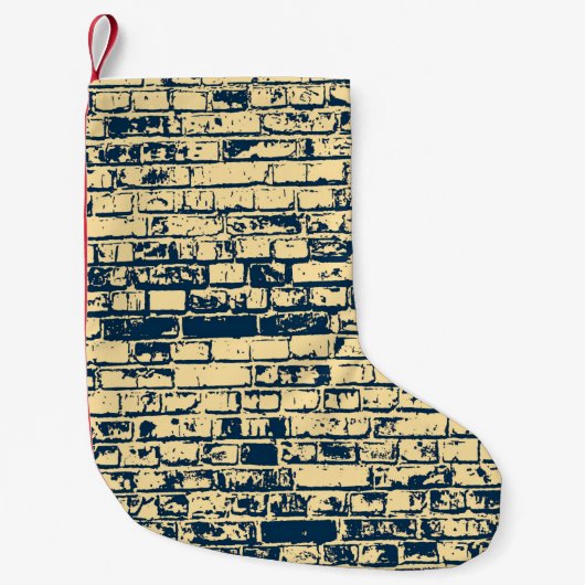 Texture of a brick wall. Elegant wallpaper design. スモールクリスマスストッキング (正面)