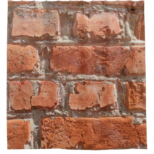 Texture of old weathered brick. Background of old  シャワーカーテン (正面)