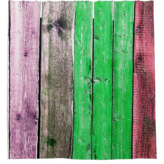 Texture of old wooden fenceabstract,backgrounds,br シャワーカーテン (正面)