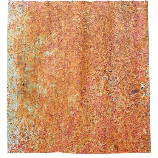 Texture of the old painted metalabstract, age, anc シャワーカーテン (正面)