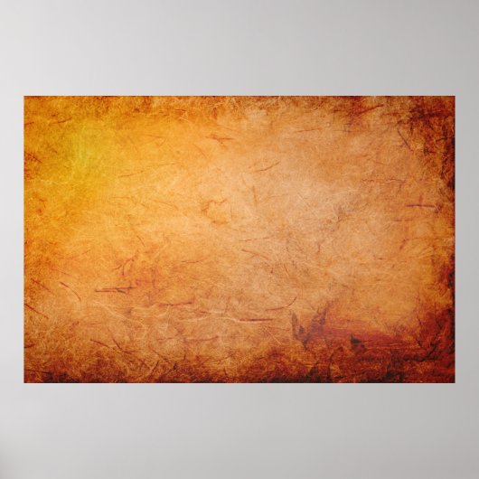 Texture vintage aged paper light ポスター (正面)