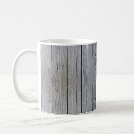 Texture wood grain structure コーヒーマグカップ (左)