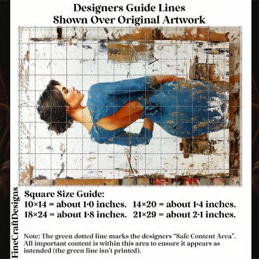 Textured Art, Elegant Lady in Blue EL4R Decoupage 薄葉紙