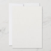 Textured Coastal Seashell Nautical Bridal Shower 招待状 (裏面)