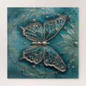 Textured Floral Art – Soft Nature Flower Design ジグソーパズル (横)