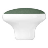 Textured Green Ceramic Knob for Cabinets セラミックノブ (側面)