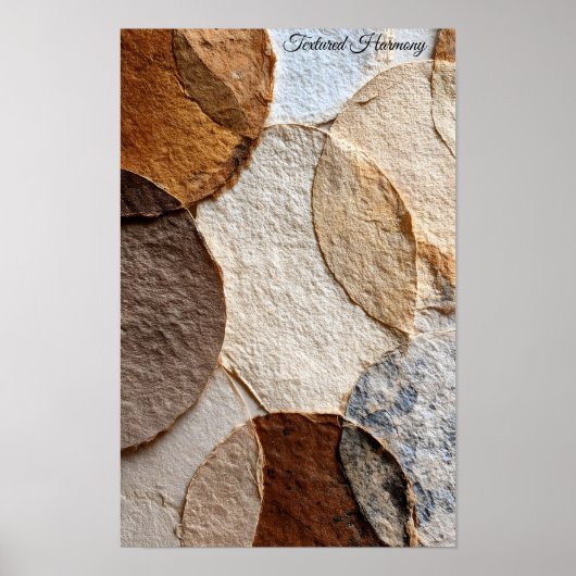 Textured Harmony ポスター (正面)