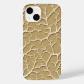 Textured Khaki Branch iPhone Case for Style Case-Mate iPhoneケース (裏面)