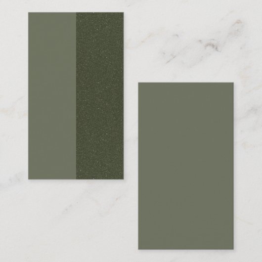 Textured Moss Greenプロモディスカウントカード – カスタム 割引カード (正面/裏面)