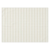 Textured noble light beige and white テーブルクロス (正面(横))