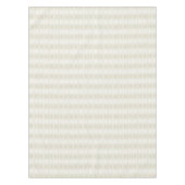 Textured noble light beige and white テーブルクロス (正面)