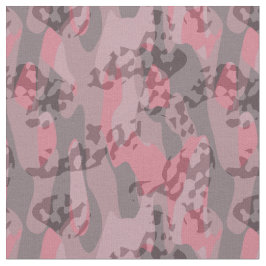 textured pink and mauve Camo abstract ファブリック