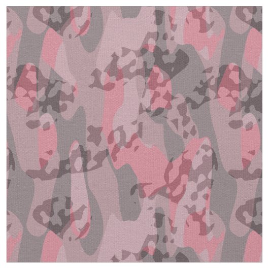 textured pink and mauve Camo abstract ファブリック (クローズアップ)