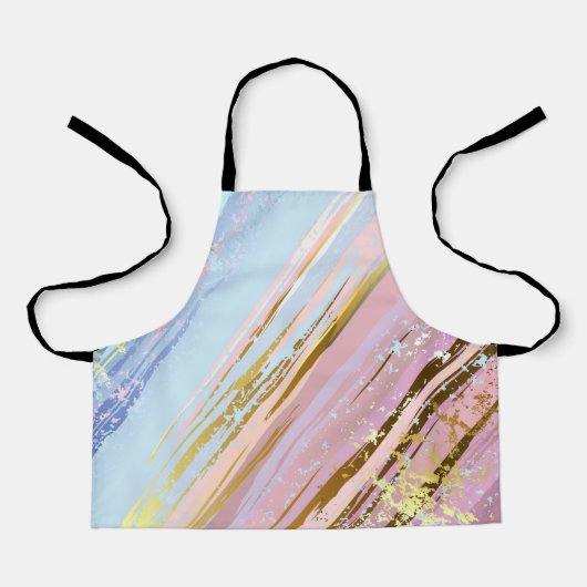 Textured Pink Background エプロン (正面)