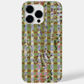 Textured Pointillism Grid Pattern Artwork Case-Mate iPhoneケース (裏面)