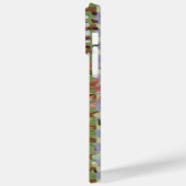 Textured Pointillism Grid Pattern Artwork Case-Mate iPhoneケース (裏面 / 左)