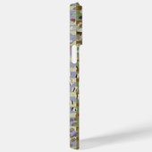 Textured Pointillism Grid Pattern Artwork Case-Mate iPhoneケース (裏面 / 右)