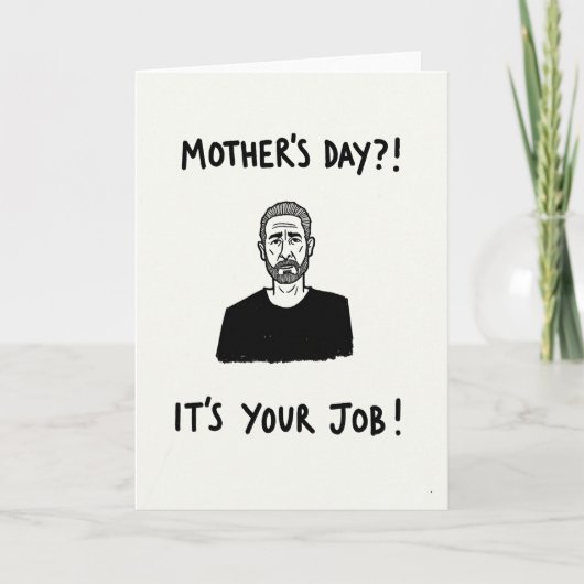 Textured Portrait Job Card カード (正面)