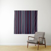 Textured stripe seamless pattern with navy blue, r タペストリー (インサイチュ)
