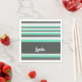 Textured stripes pattern スタンダードカクテルナプキン (インサイチュ)