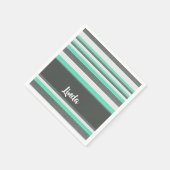 Textured stripes pattern スタンダードカクテルナプキン (角)