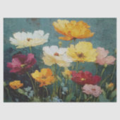 Textured Wildflowers Decoupage 薄葉紙 (正面)