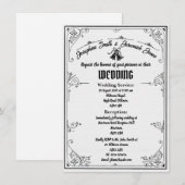 Textured's 結婚 Bells e Card招待状 招待状 (正面/裏面)