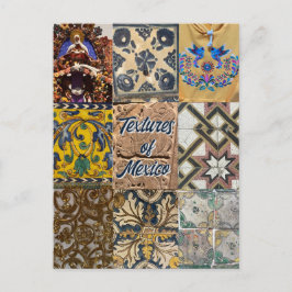 Textures of Mexico City Travel Postcard シーズンポストカード