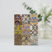 Textures of Mexico City Travel Postcard シーズンポストカード (スタンド正面)