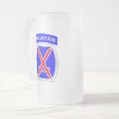 TFの嵐によって曇らされるマグ フロストグラスビールジョッキ (正面左)