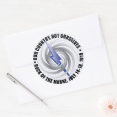 TFストームステッカー ラウンドシール (封筒)