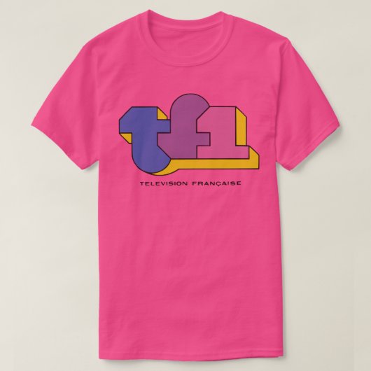 TF1テレビフラン Tシャツ (デザイン正面)