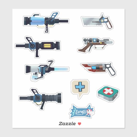 TF2 BLU medic arsenal sticker set シール (シート)